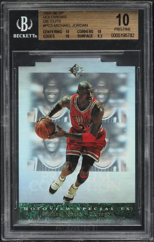 1995 SP Holoview Special Fx Die Cut Michael Jordan #PC5