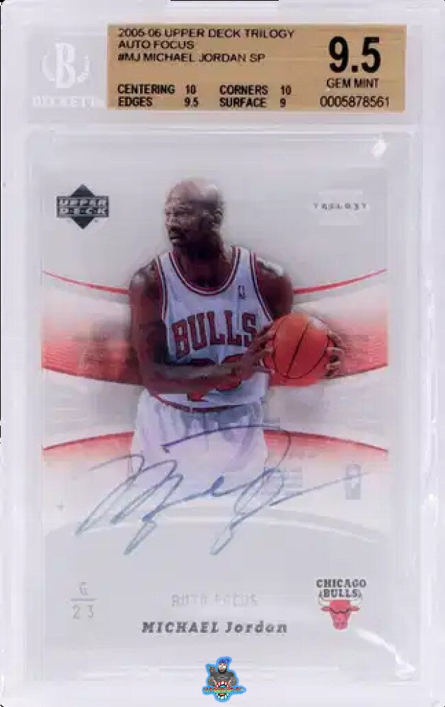 2005 Upper Deck Trilogy Auto Focus Autograph Michael Jordan #AF-MJ