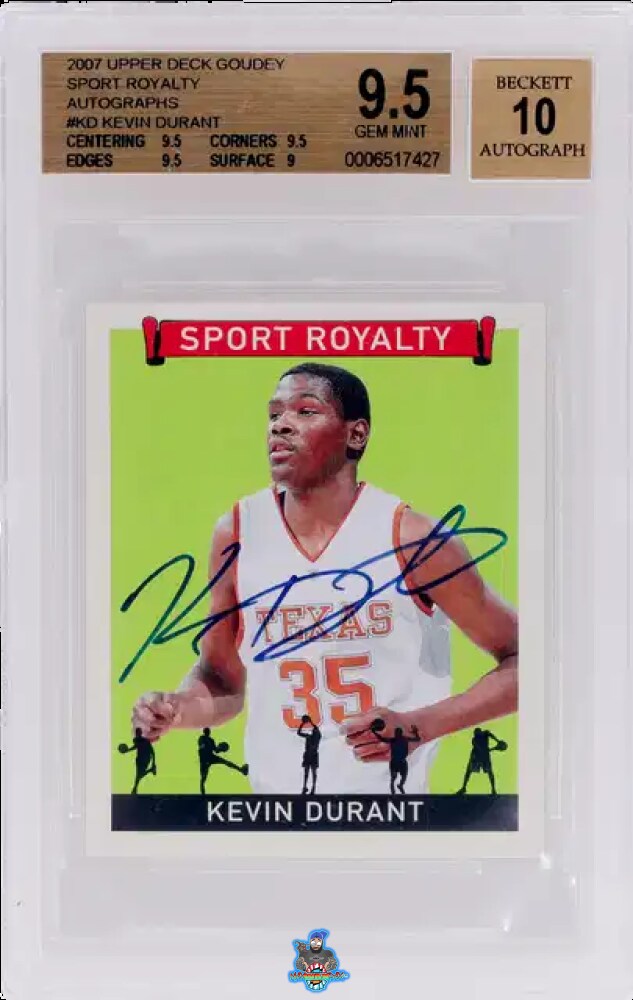 2007 Upper Deck Goudey Sport Royalty Autograph Kevin Durant #KD