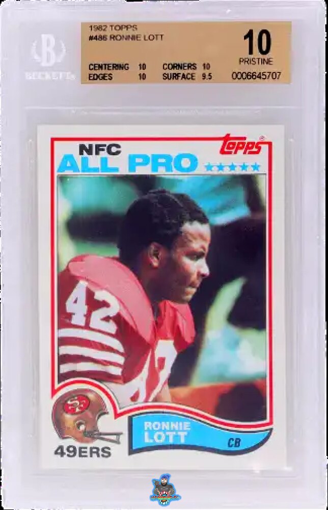 1982 Topps All Pro Ronnie Lott #486