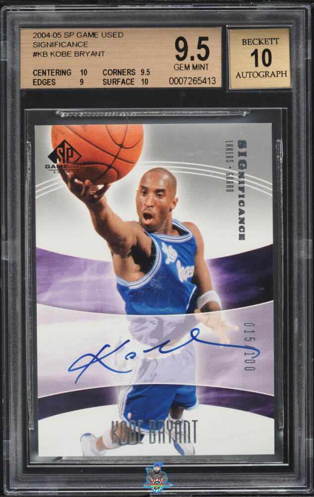 2004 SP Game Used Significance Kobe Bryant #KB /100