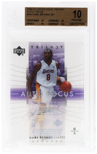 2004 Upper Deck Trilogy Auto Focus Kobe Bryant #AFKB