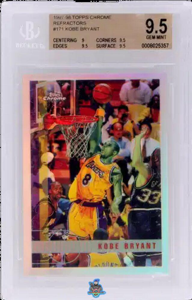 1997 Topps Chrome Refractor Kobe Bryant #171