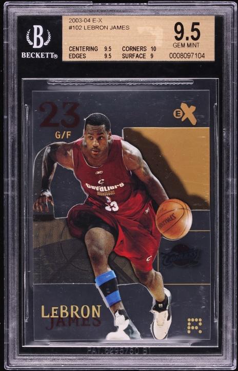 2003 Fleer Ex LeBron James #102