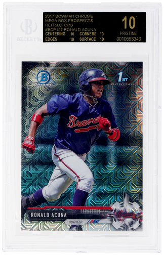 2017 Bowman Chrome Mega Box Prospect Ronald Acuna Jr. #BCP127