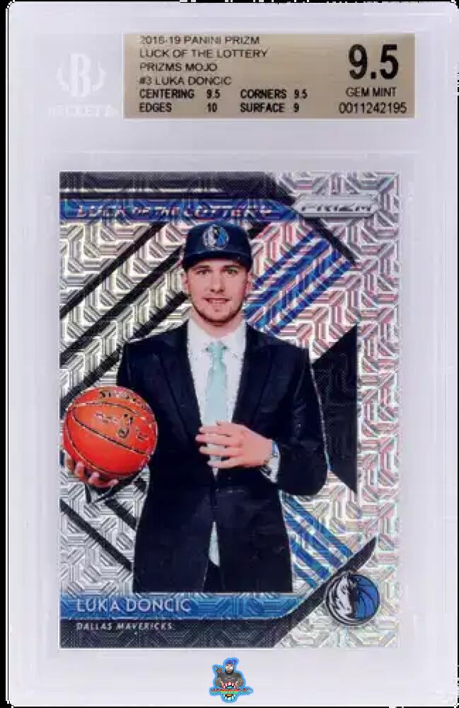 2018 Panini Prizm Luck of the Lottery Mojo Prizm Luka Doncic #3 /25