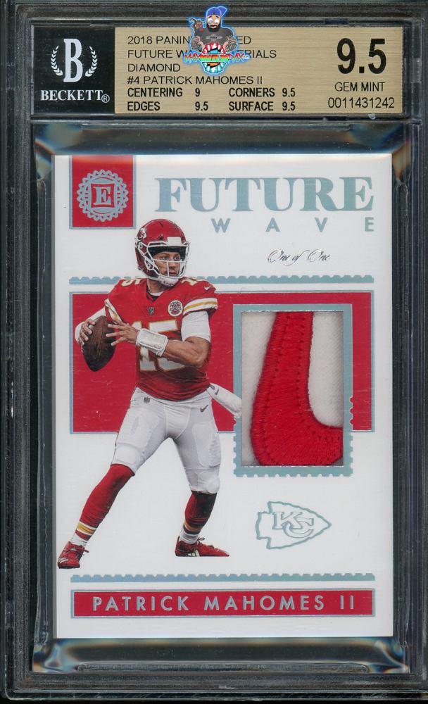 2018 Panini Encased Future Wave Material Diamond Patrick Mahomes II #4 /1