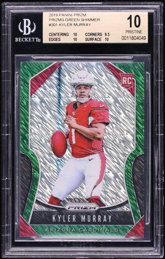 2019 Panini Prizm Kyler Murray Green Shimmer Prizm