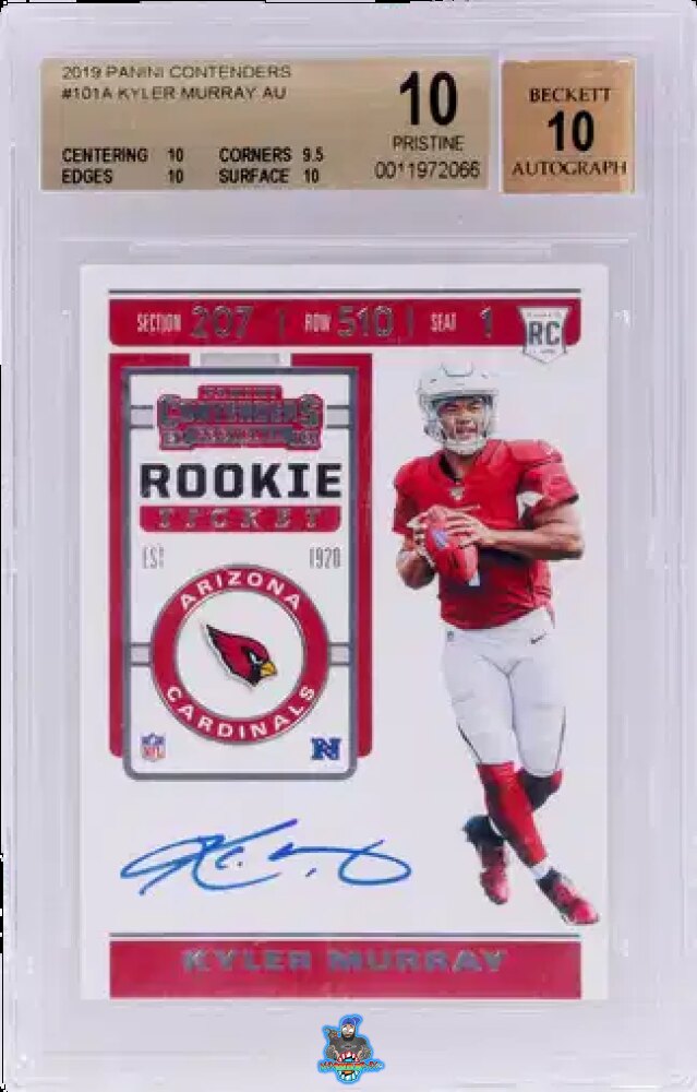 2019 Panini Contenders Team Logo Rookie Ticket Autograph Kyler Murray #101A