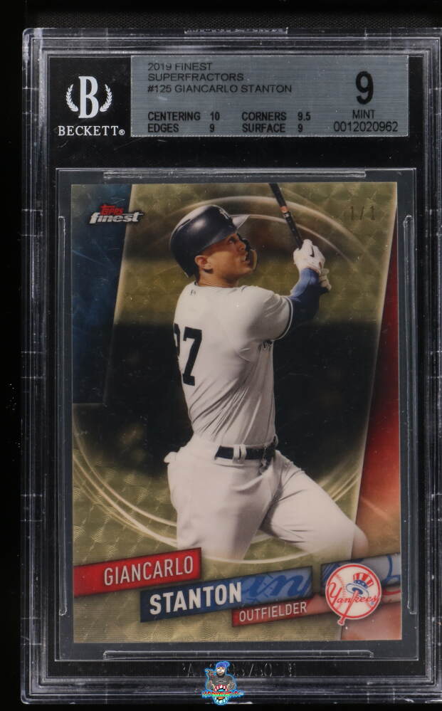 2019 Finest Superfractor Giancarlo Stanton #125 /1