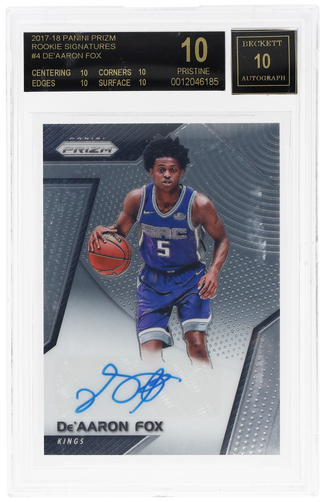 2017 Panini Prizm Rookie Signature De'Aaron Fox #RS-DF