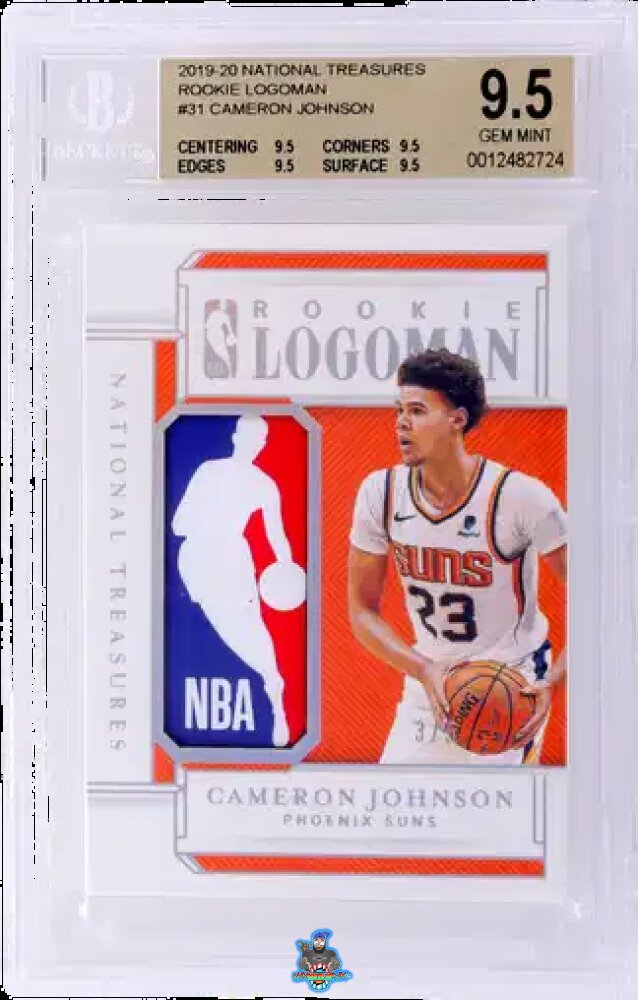 2019 National Treasures Rookie Logoman Cameron Johnson #31 /5
