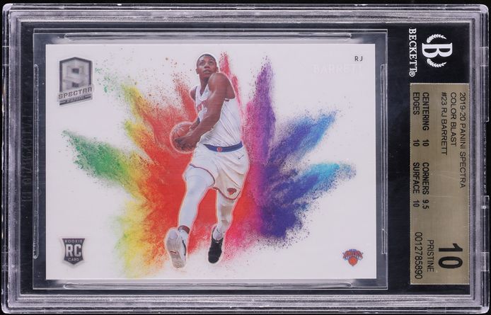 2019 Panini Spectra Color Blast RJ Barrett #23