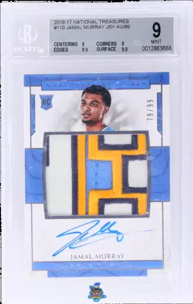 2016 National Treasures Rookie Patch Autograph Jamal Murray #110 /99