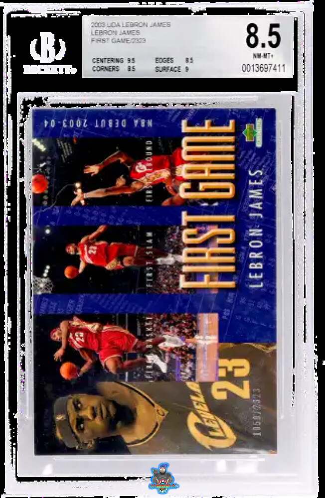 2003 Upper Deck Authenticated LeBron James First Game Jumbo LeBron James /2323