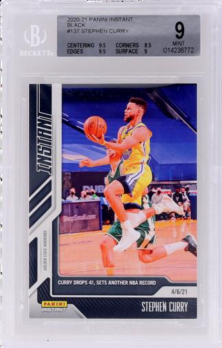 2020 Panini Instant Black Stephen Curry #137