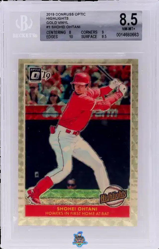2019 Donruss Optic Highlights Gold Vinyl Shohei Ohtani #1 /1