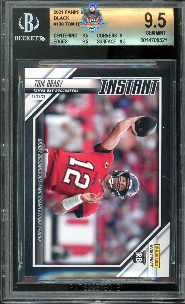 2021 Panini Instant Black Tom Brady #138