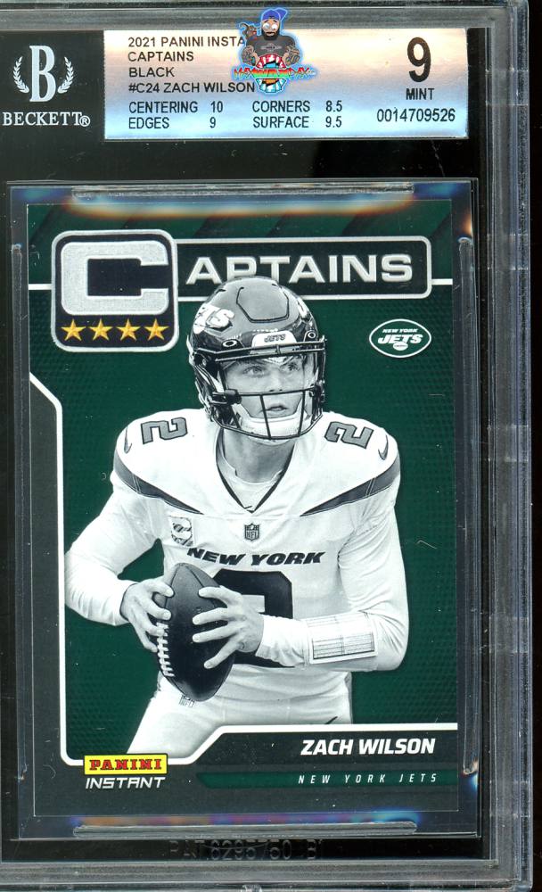 2021 Panini Instant Captains Black Zach Wilson #C24