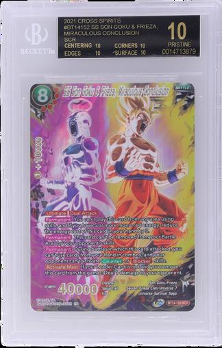 2021 Dragon Ball Super Cross Spirits Ss Son Goku & Frieza Miraculous Conclusion Scr