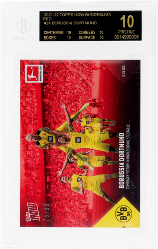 2021 Topps Now Bundesliga Red Borussia Dortmund #24