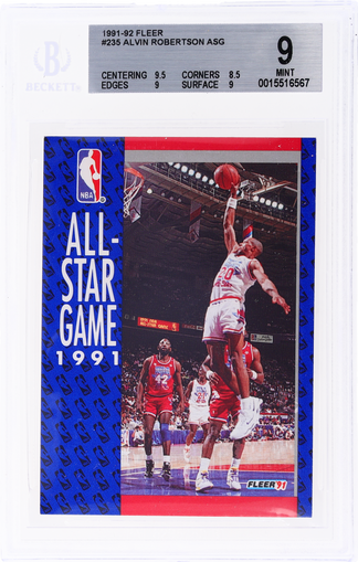 1991 Fleer All Star Game Alvin Robertson #235