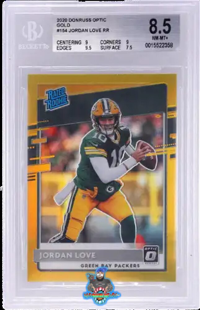 2020 Donruss Optic Gold Jordan Love #154 /10