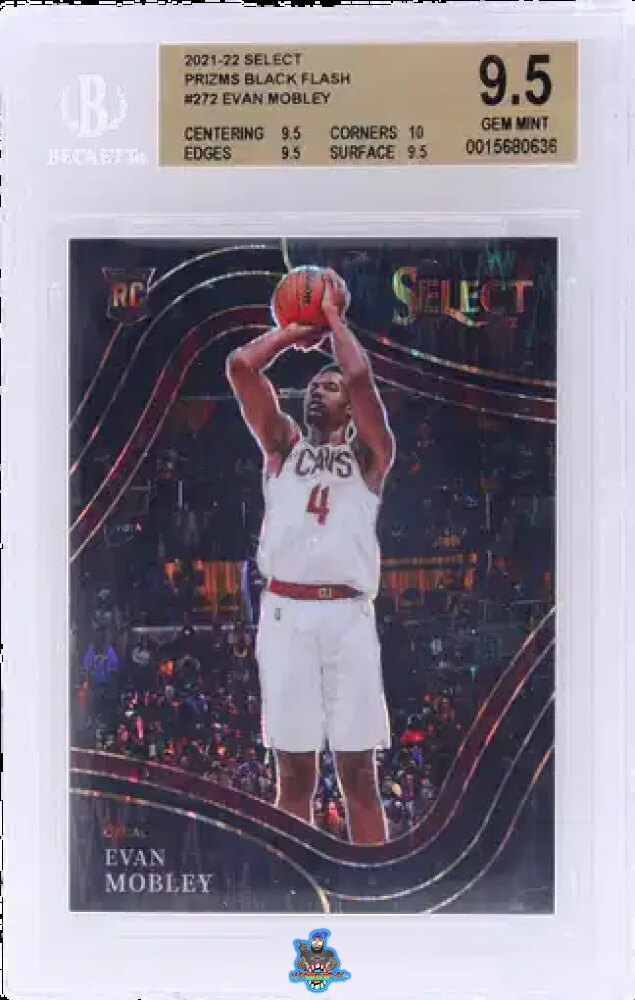 2021 Select Black Flash Prizm Evan Mobley #272 /1