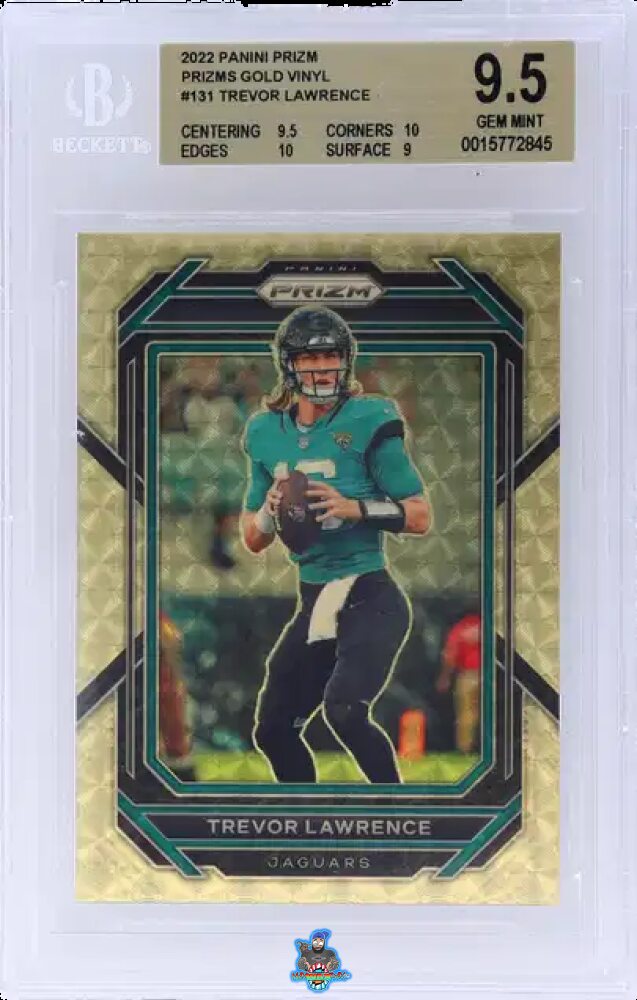 2022 Panini Prizm Gold Vinyl Prizm Trevor Lawrence #131 /5