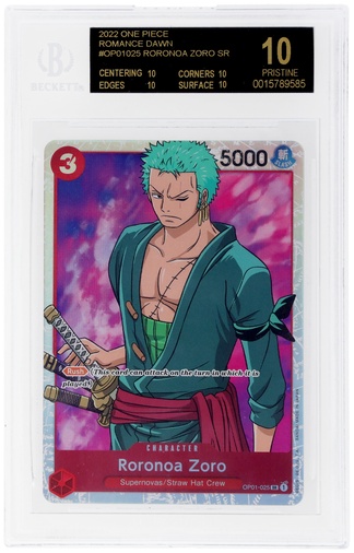 2022 One Piece Romance Dawn Roronoa Zoro #OP01025