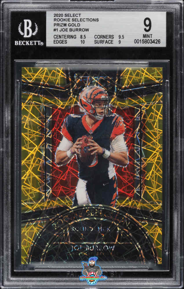 2020 Panini Select Rookie Selections Prizm Gold Joe Burrow #1 /10