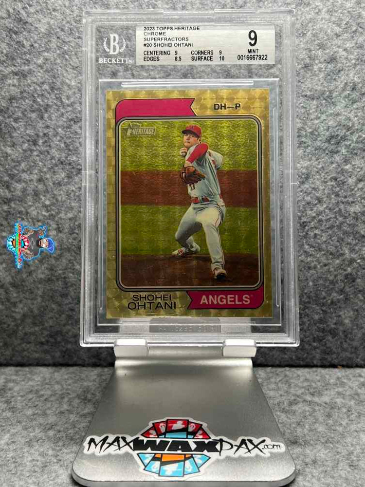2023 Topps Heritage Chrome Superfractor Shohei Ohtani #20 /1
