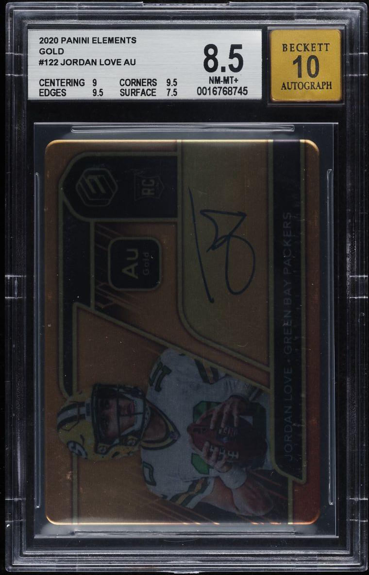 2020 Panini Elements Jordan Love Gold