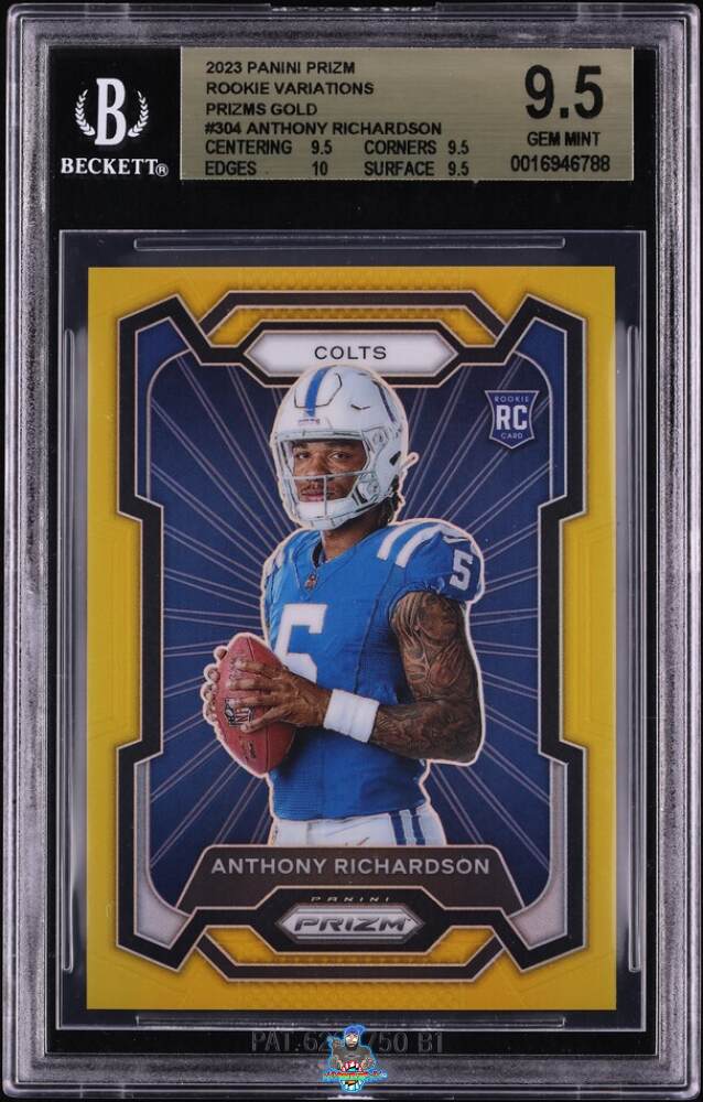2023 Panini Prizm SP Variation Gold Prizm Anthony Richardson #304 /10