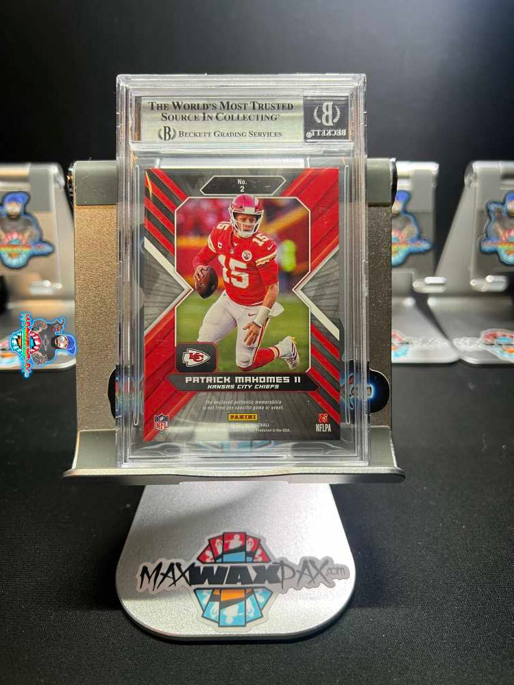 Back of 2022 Panini XR NFL Brand Logo Patrick Mahomes II #2 /2