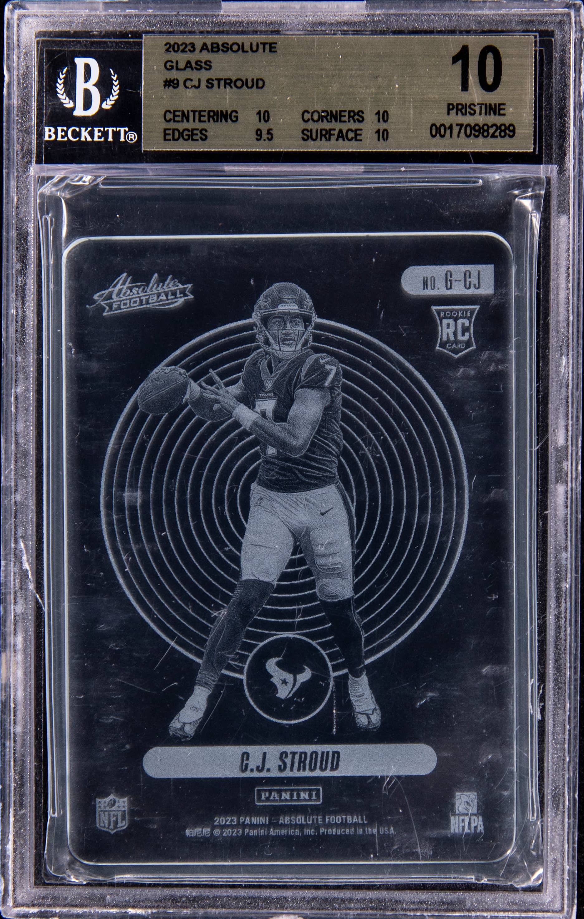 2023 Absolute Glass CJ Stroud #9