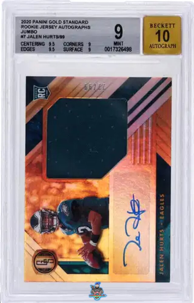 2020 Panini Gold Standard Rookie Jersey Autograph Jumbo Jalen Hurts #AJJHU /99