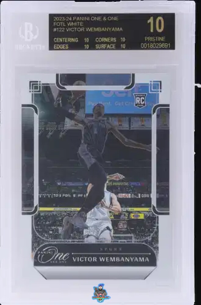 2023 Panini One and One Fotl White Victor Wembanyama #122 /7