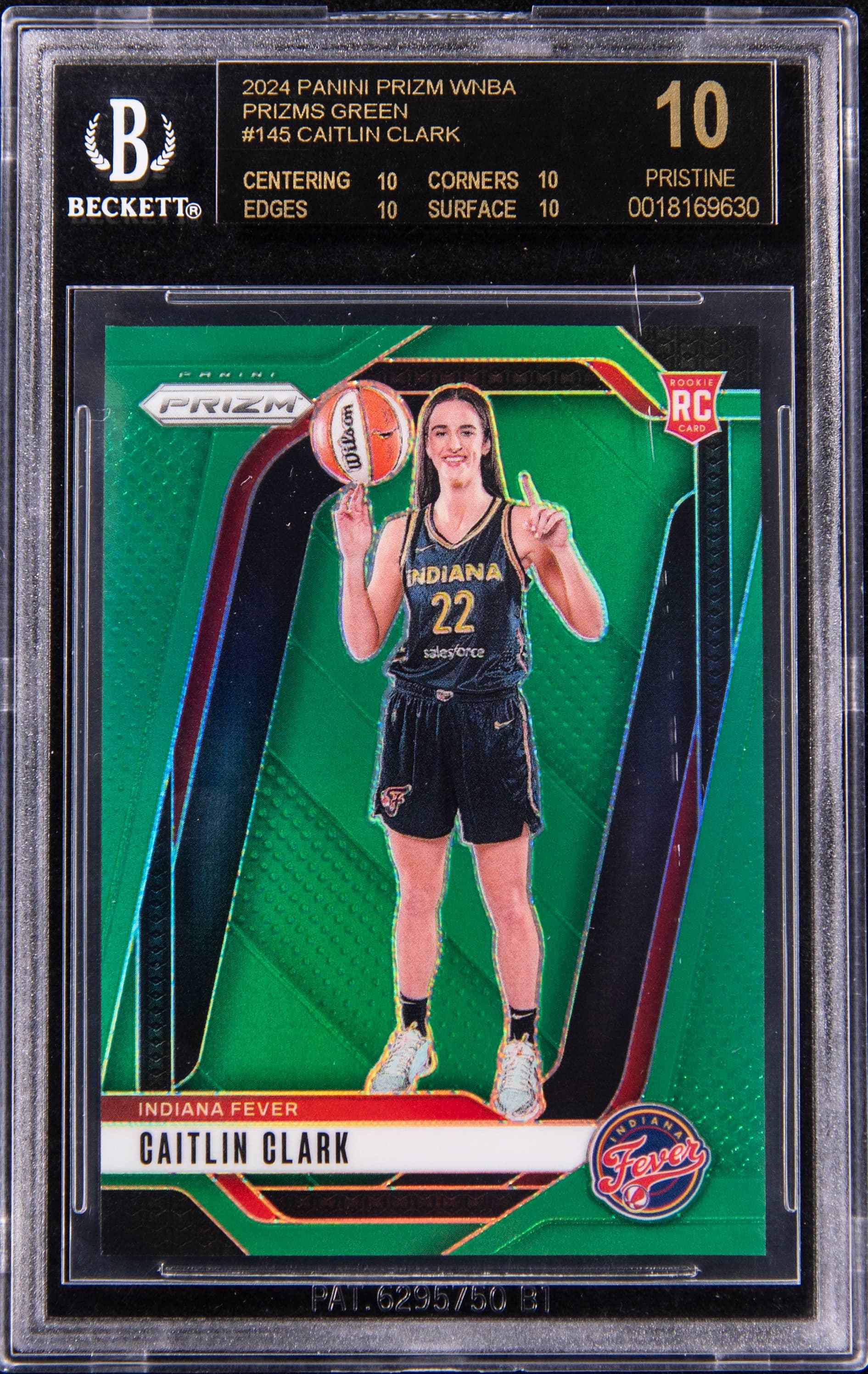 2024 Panini Prizm WNBA Green Prizm Caitlin Clark #145