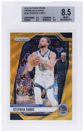 2024 Panini Prizm Gold Wave Prizm Stephen Curry #134 /10