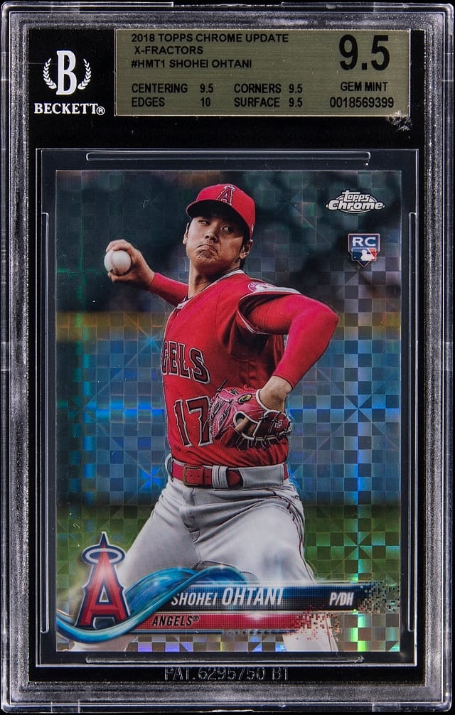 2018 Topps Chrome Update Xfractor Shohei Ohtani #HMT1 /99