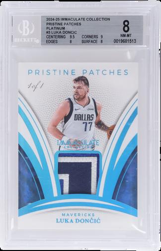 2024 Immaculate Collection Pristine Patches Platinum Luka Doncic #3 /1
