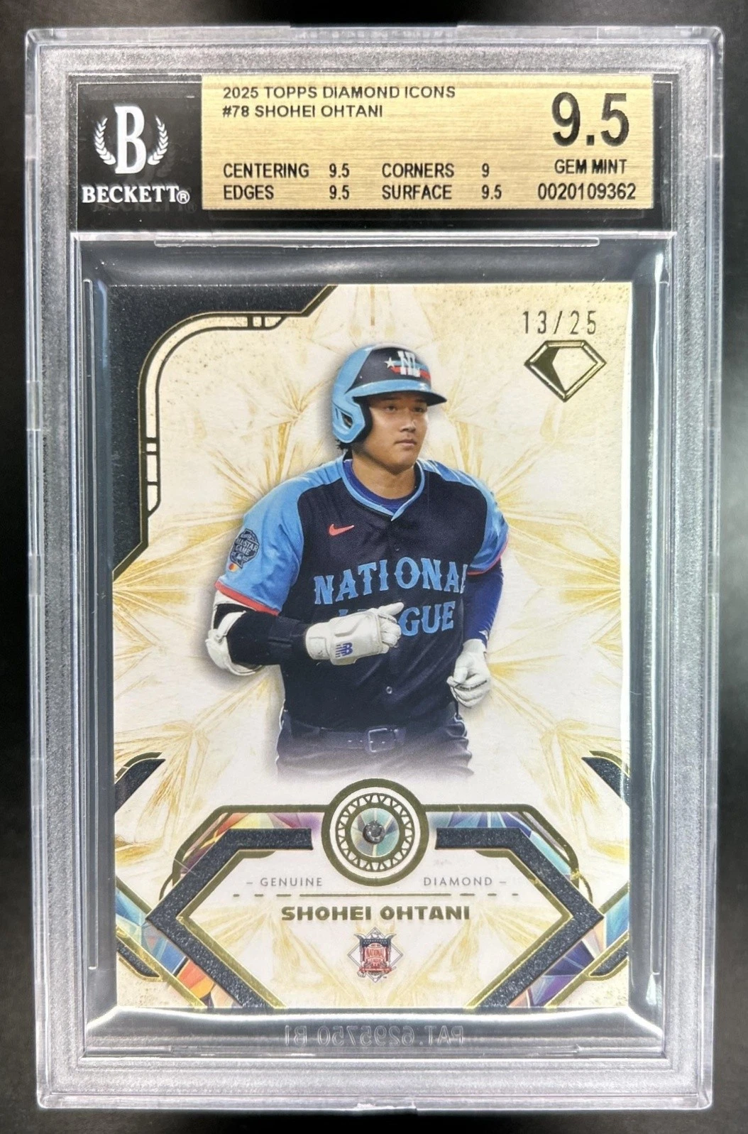 2025 Topps Diamond Icons Shohei Ohtani #78