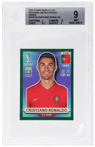 2022 Panini World Cup Stickers United States Green Cristiano Ronaldo #POR18