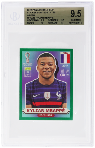 2022 Panini World Cup Stickers United States Green Kylian Mbappe #FRA19
