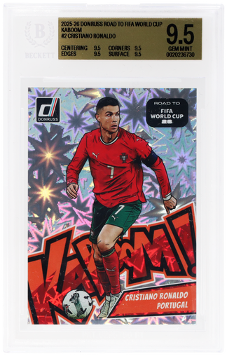 2025 Donruss Road To Fifa World Cup Kaboom! Cristiano Ronaldo #2