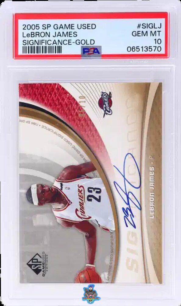 2004 SP Game Used Significance Gold LeBron James #LJ /10