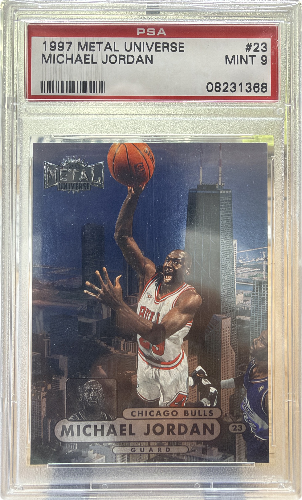 1997 Metal Universe Michael Jordan #23