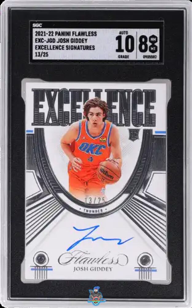 2021 Panini Flawless Excellence Sigs. Josh Giddey #EXC-JGD