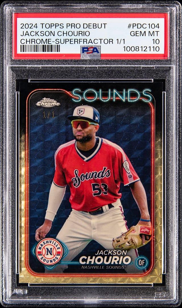 2024 Topps Pro Debut Chrome-Superfractor 1/1 Jackson Chourio #PDC104